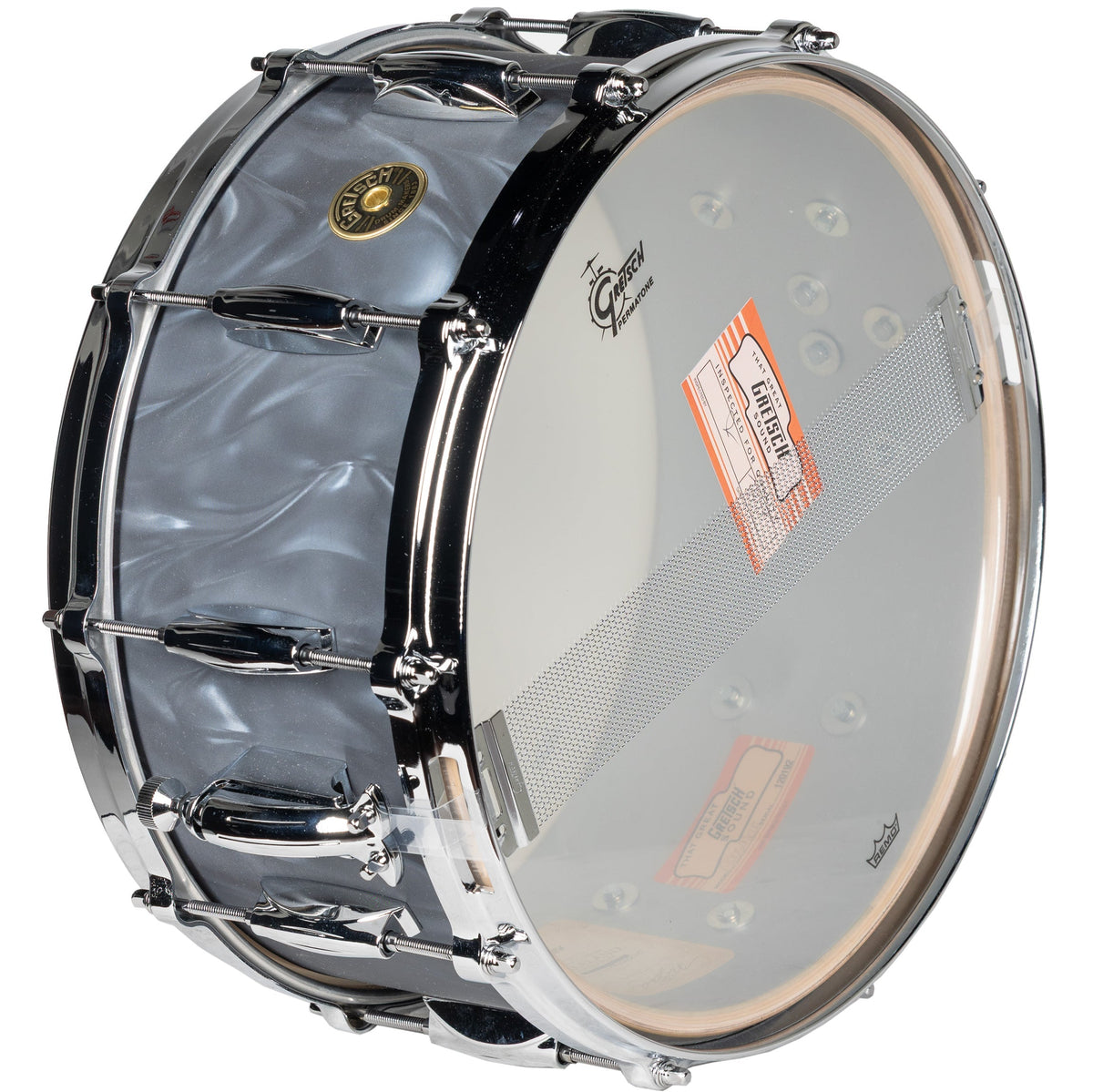Gretsch Ridgeland Series 6.5x14 Snare Drum - Black Satin Flame - View 3 | MusicMarket