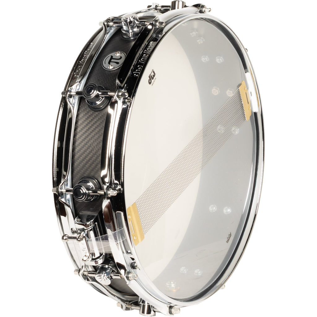 Drum Workshop Collectors Series 3.14x14 Pi Snare Drum - Carbon Fiber - View 3 | MusicMarket