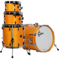 Gretsch USA Custom 4-Piece Shell Kit - Satin Sun Amber - MusicMarket