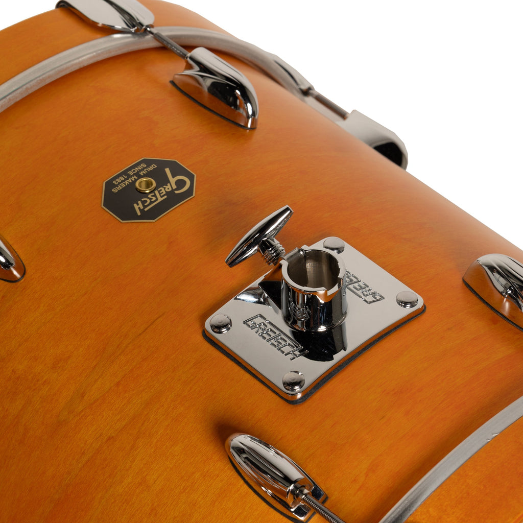 Gretsch USA Custom 4-Piece Shell Kit - Satin Sun Amber - View 5 | MusicMarket