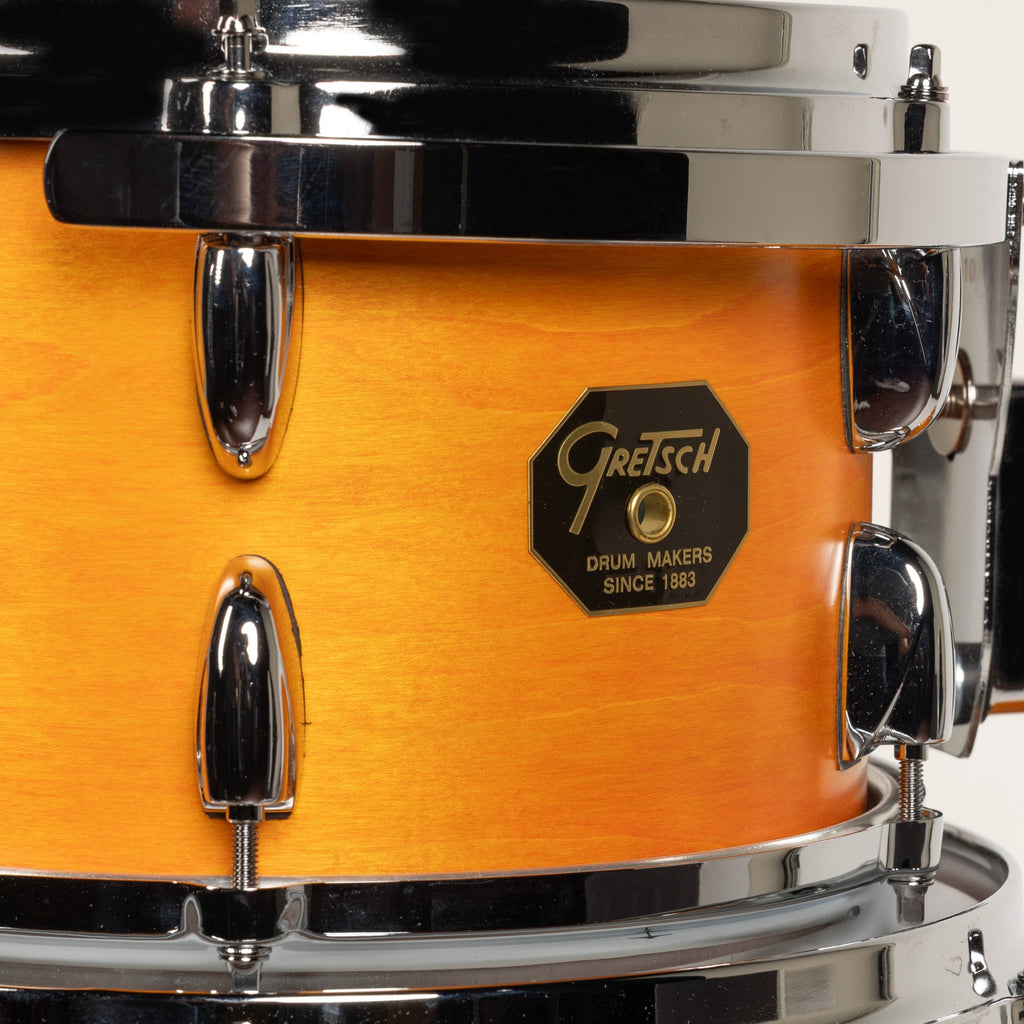 Gretsch USA Custom 4-Piece Shell Kit - Satin Sun Amber - View 4 | MusicMarket