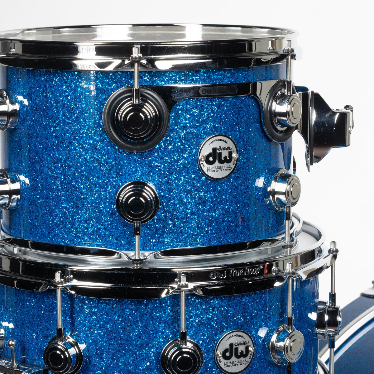 Drum Workshop Collectors Series 4-Piece Shell Kit - Blue Glass - View 4 | MusicMarket