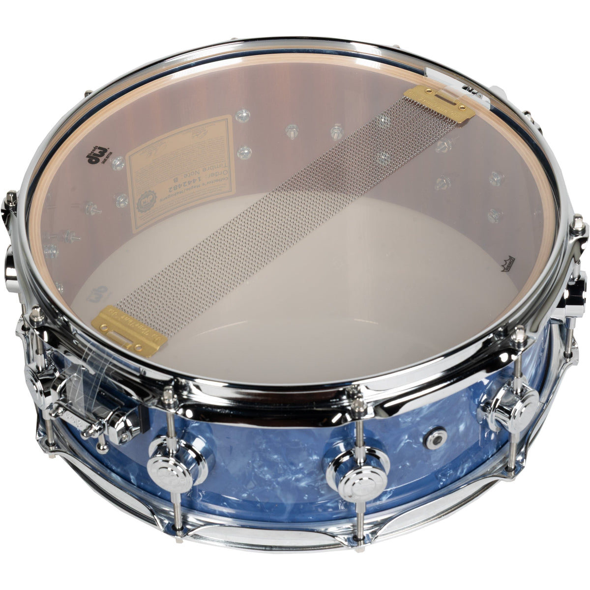 Drum Workshop Collectors Series 5x14 Snare Drum - Blue Diamond - View 4 | MusicMarket