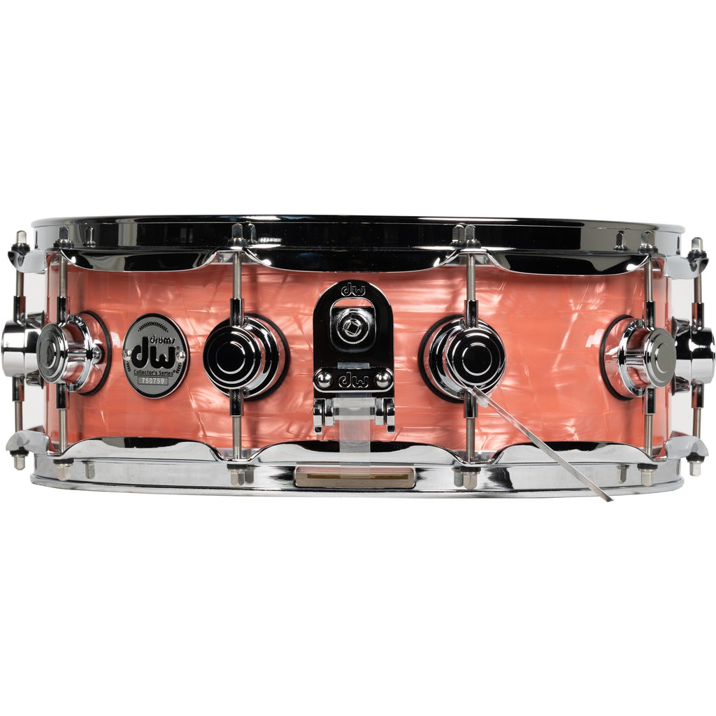 Drum Workshop Collectors Series 5x14 Snare Drum - Pink Coral - View 2 | MusicMarket