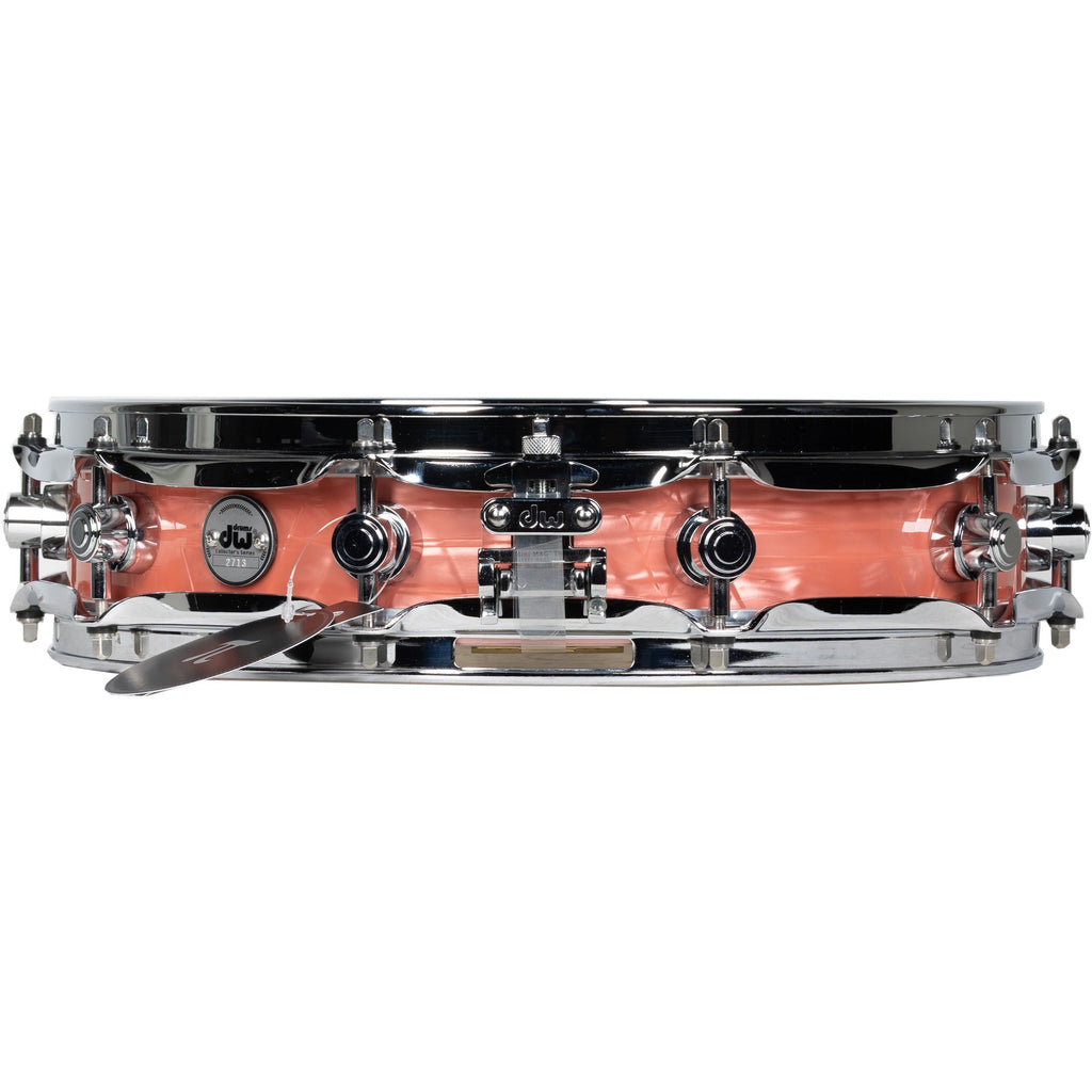 Drum Workshop Collectors Series 3.14x14 Pi Snare Drum - Pink Coral - View 2 | MusicMarket