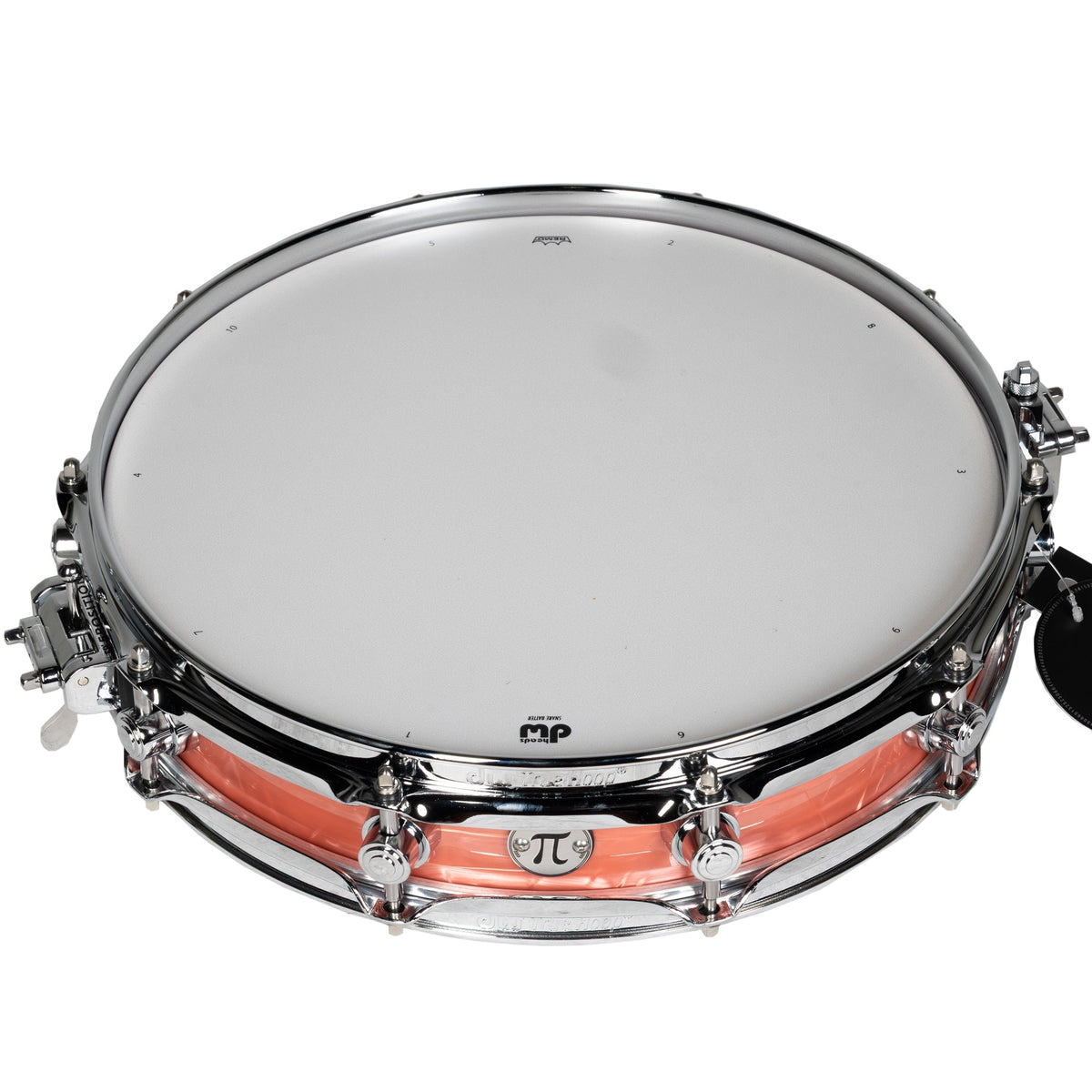 Drum Workshop Collectors Series 3.14x14 Pi Snare Drum - Pink Coral - View 3 | MusicMarket