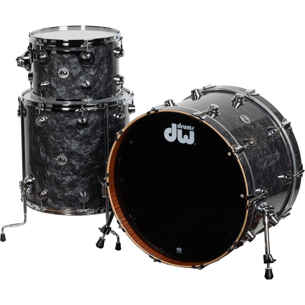 Drum Workshop Collectors Series 3-Piece Shell Kit - Black Diamond - View 2 | MusicMarket