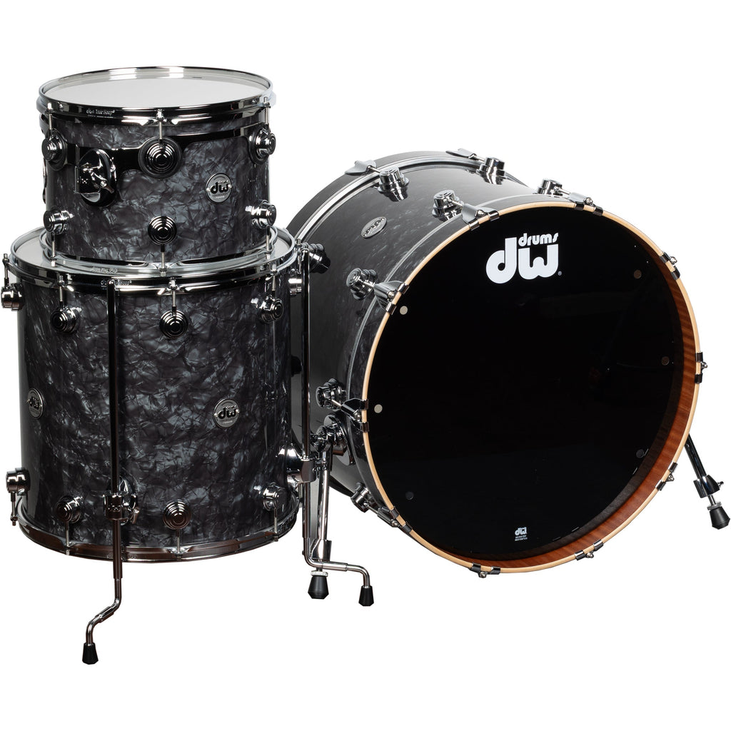 Drum Workshop Collectors Series 3-Piece Shell Kit - Black Diamond - MusicMarket