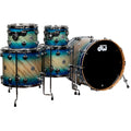 Drum Workshop Collectors Series 5-Piece Shell Kit - Carl Allen Burst/Twisted Mineral Maple - MusicMarket