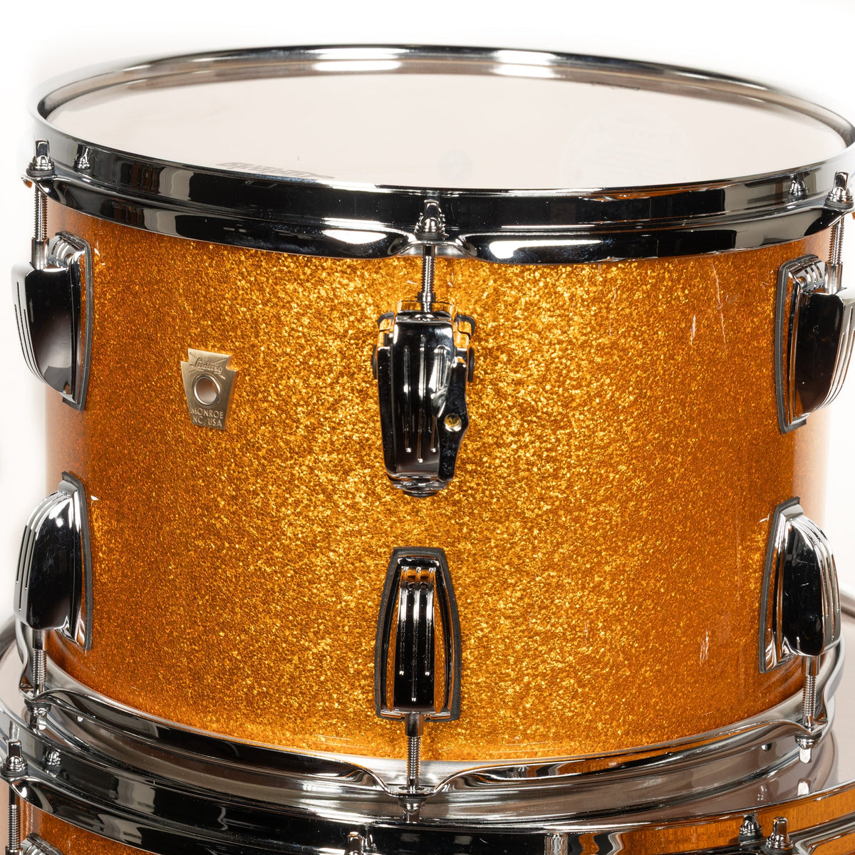 Ludwig Classic Maple Pro Beat 3-Piece Shell Pack - Gold Sparkle - View 4 | MusicMarket