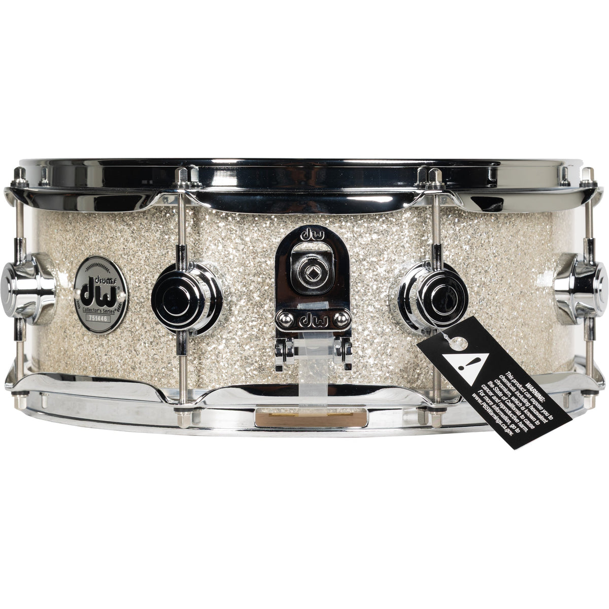 Drum Workshop Collectors Series 5x13 Snare Drum - Broken Glass - View 2 | MusicMarket