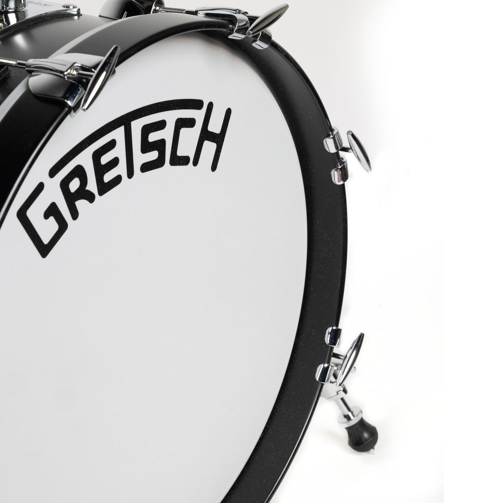 Gretsch Broadkaster 3-Piece Shell Kit - Satin Gold to Black Duco - View 6 | MusicMarket