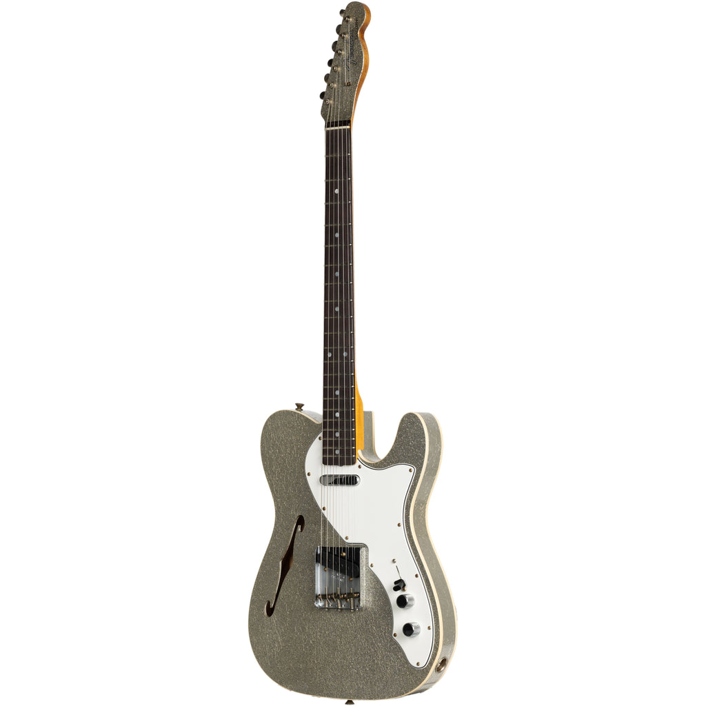 Fender Custom Shop - ‘60 Telecaster Custom Thinline - Aged Silver Sparkle - View 4 | MusicMarket