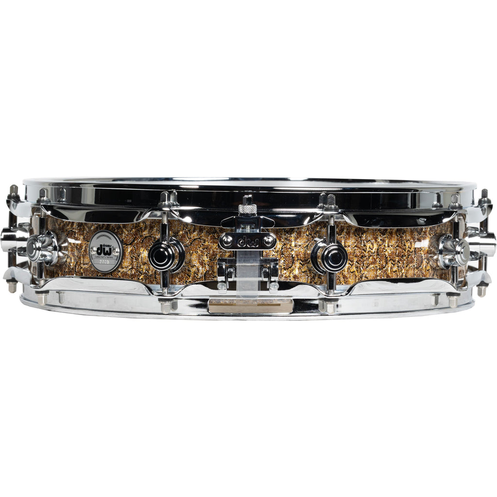 Drum Workshop Collectors Series 3.14x14 Pi Snare Drum - Gold Boa - View 2 | MusicMarket