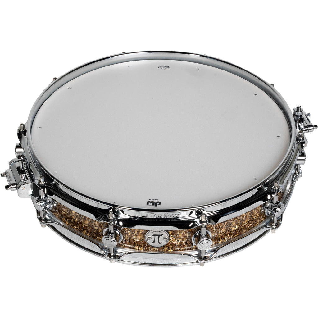 Drum Workshop Collectors Series 3.14x14 Pi Snare Drum - Gold Boa - View 4 | MusicMarket