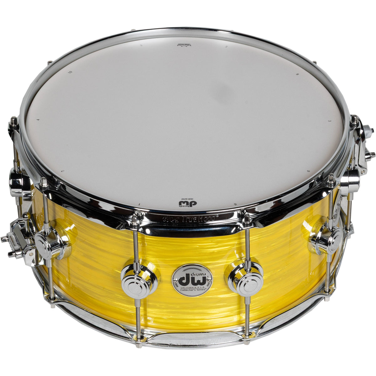 Drum Workshop Collectors Series 6.5x14 Snare Drum - Yellow Oyster - View 3 | MusicMarket