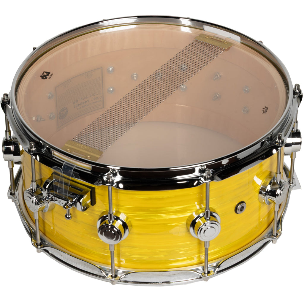 Drum Workshop Collectors Series 6.5x14 Snare Drum - Yellow Oyster - View 4 | MusicMarket