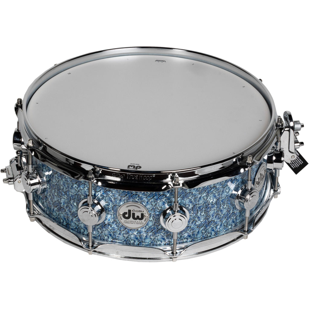 Drum Workshop Collectors Series 5x14 Snare Drum - Blue Boa - View 3 | MusicMarket