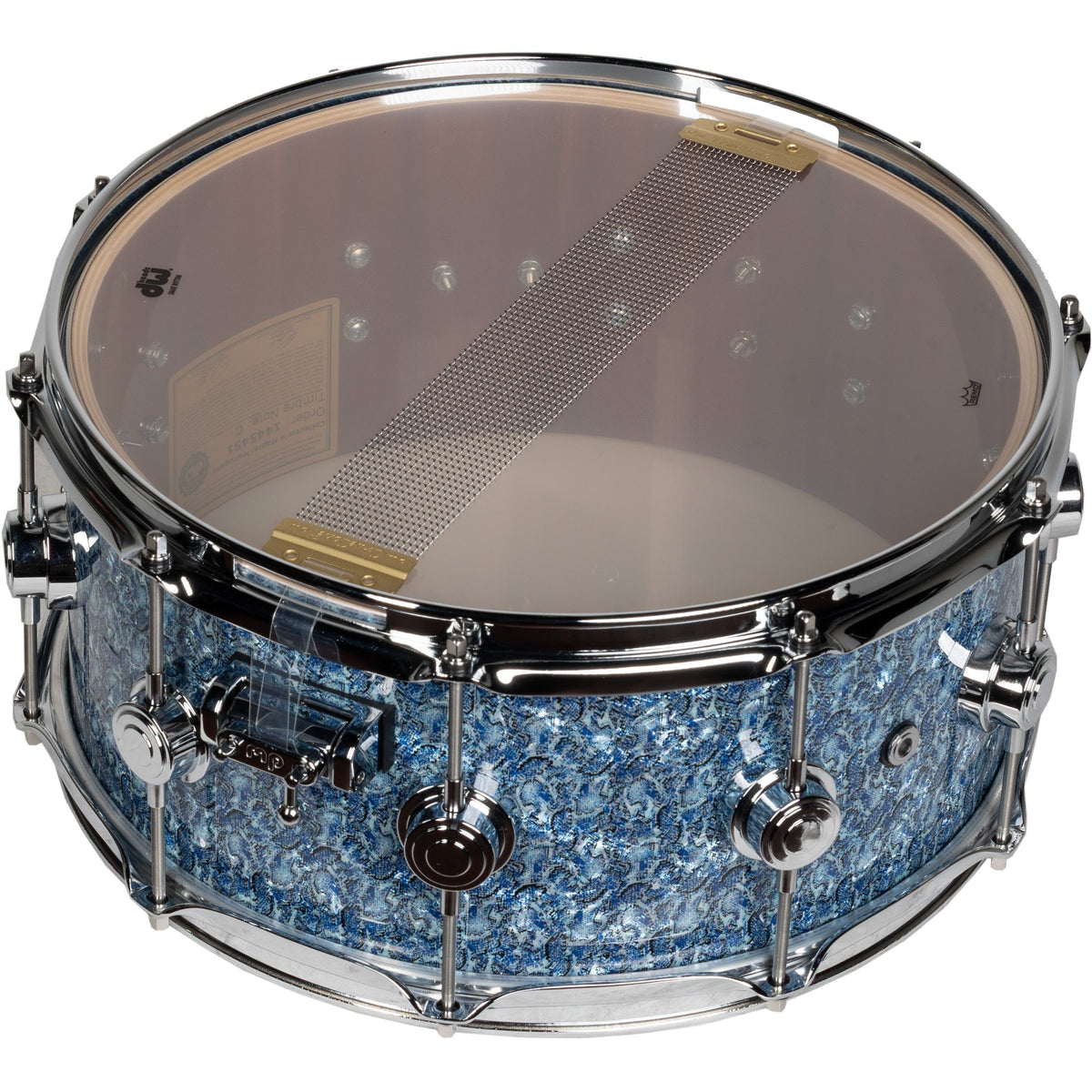 Drum Workshop Collectors Series 6.5x14 Snare Drum - Blue Boa - View 4 | MusicMarket