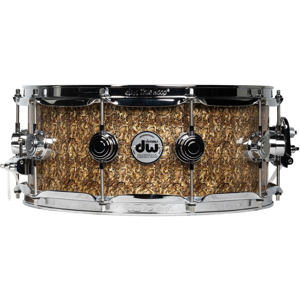Drum Workshop Collectors Series 6x14 Snare Drum - Gold Boa - MusicMarket