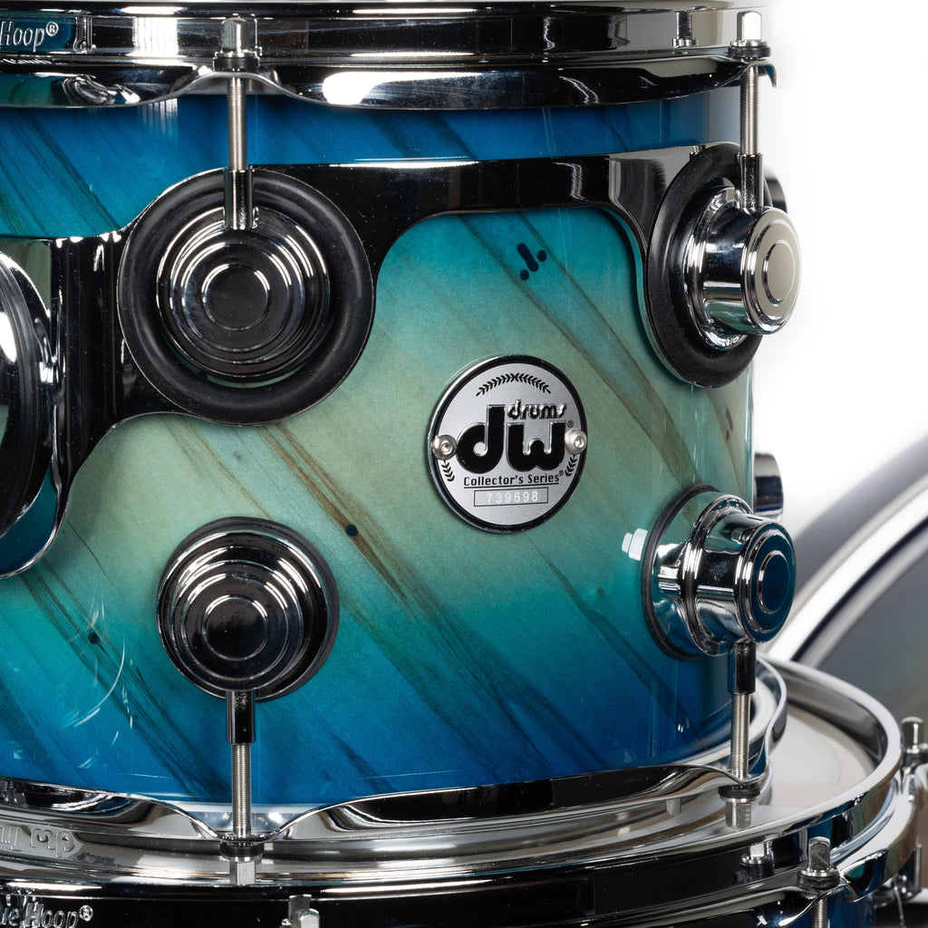 Drum Workshop Collectors Series 5-Piece Shell Kit - Carl Allen Burst/Twisted Mineral Maple - View 4 | MusicMarket