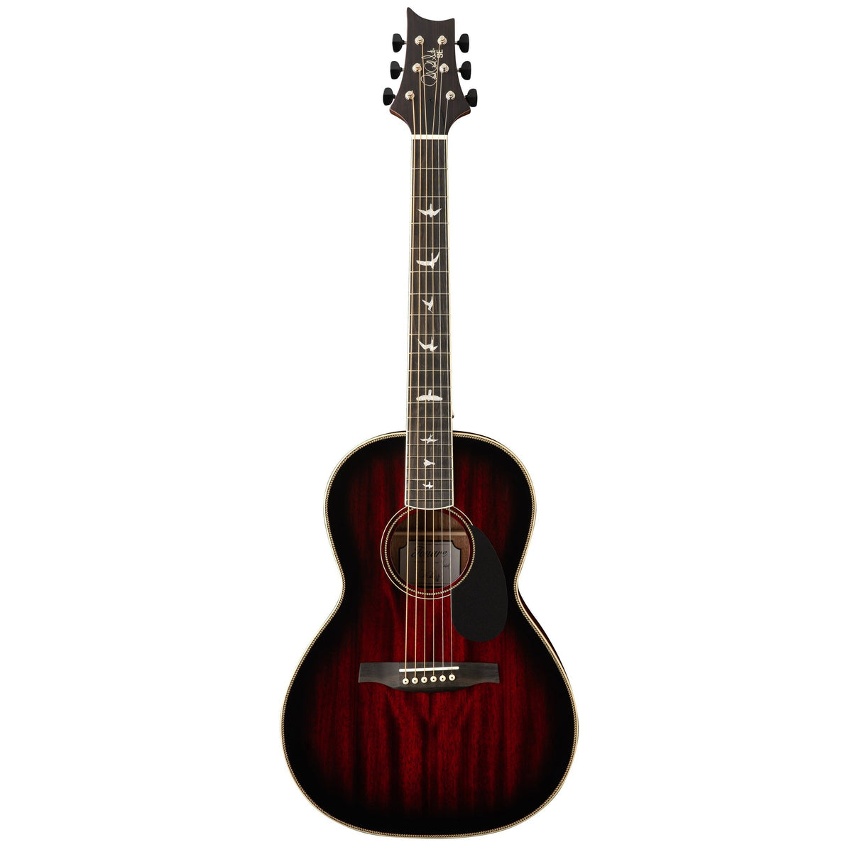 PRS SE P20 Parlor Acoustic Electric Guitar - Fire Red Burst - MusicMarket