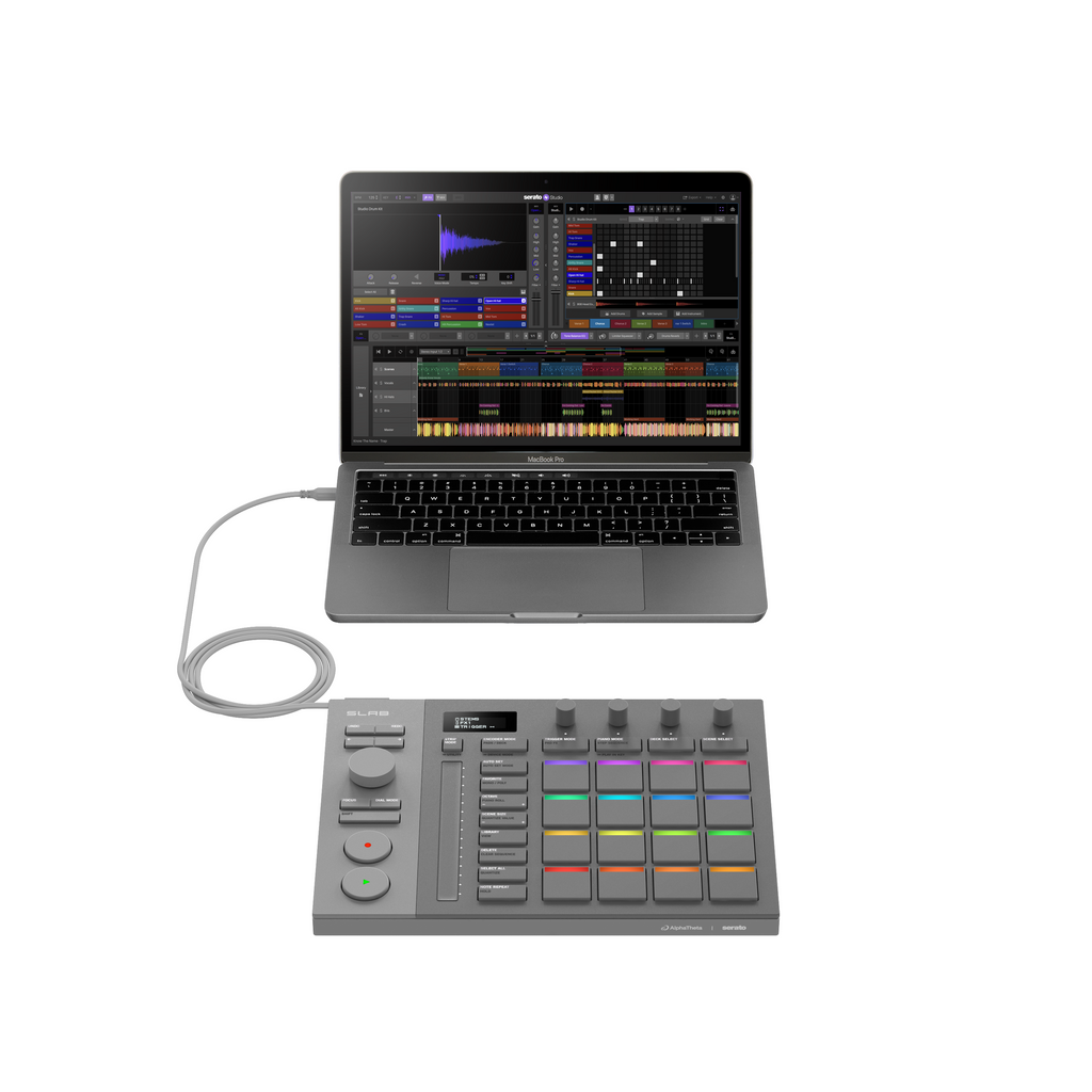 AlphaTheta SLAB Music Production Controller - Open Box, Mint - View 3 | MusicMarket