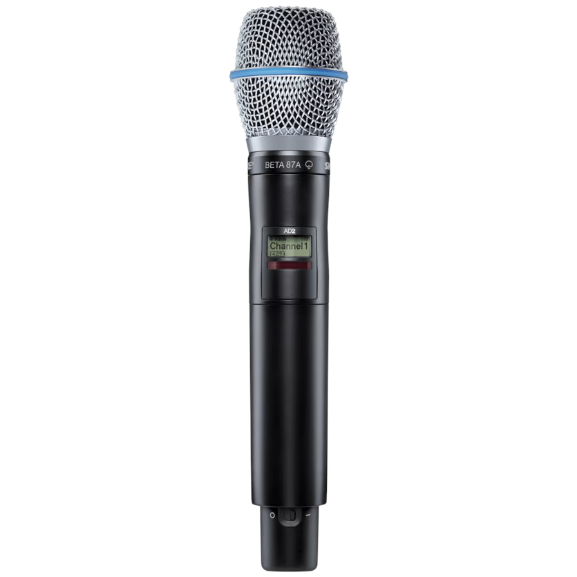 Shure AD2/B87A Handheld Wireless Microphone Transmitter, G57 Band - Open Box, Mint - MusicMarket