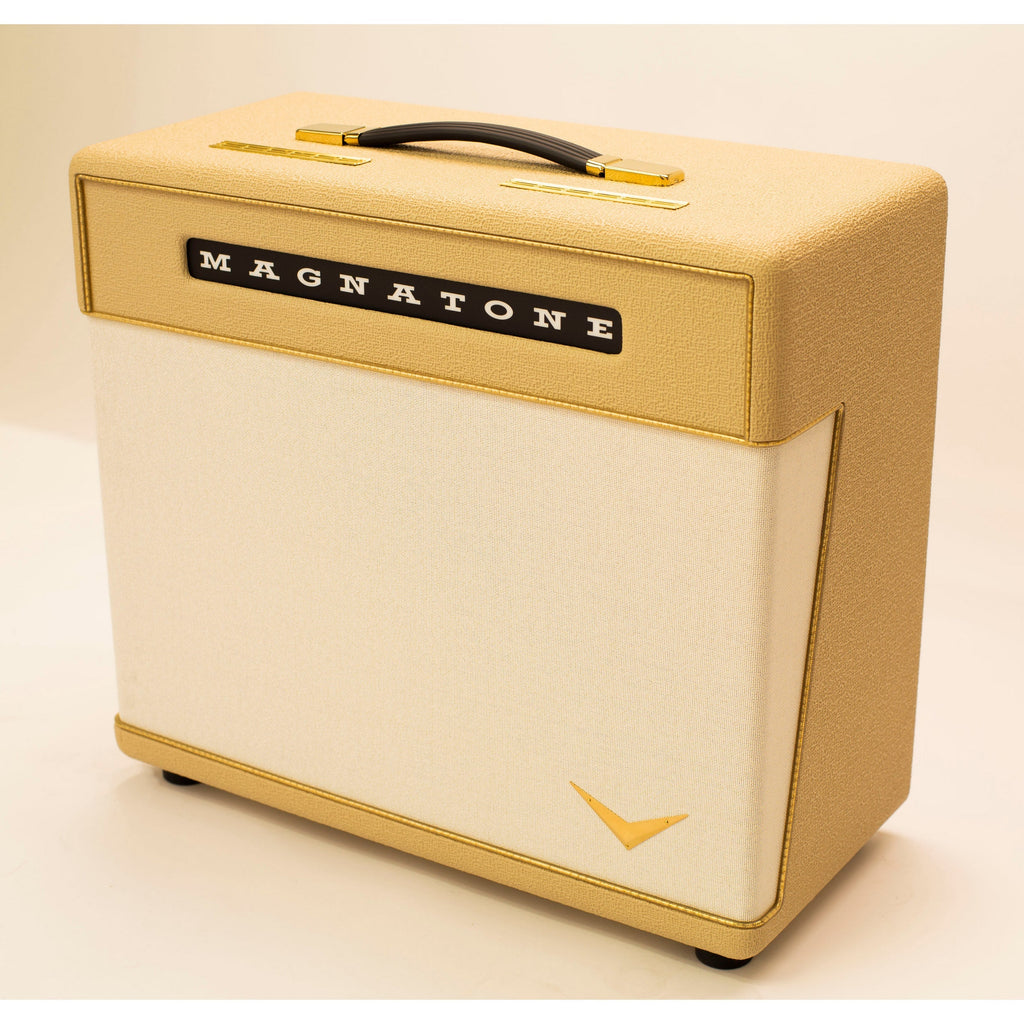 Magnatone Super Fifteen 1x12-Inch Tube Combo Guitar Amplifier - Gold - View 2 | MusicMarket