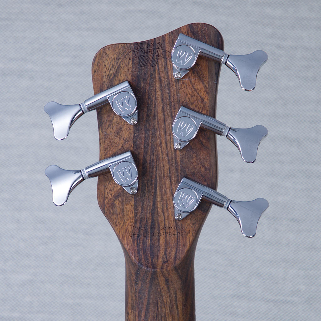 Warwick Pro Series Corvette 5-String Electric Bass Guitar - Natural Transparent Satin - #GPS L 010778-22 - View 7
