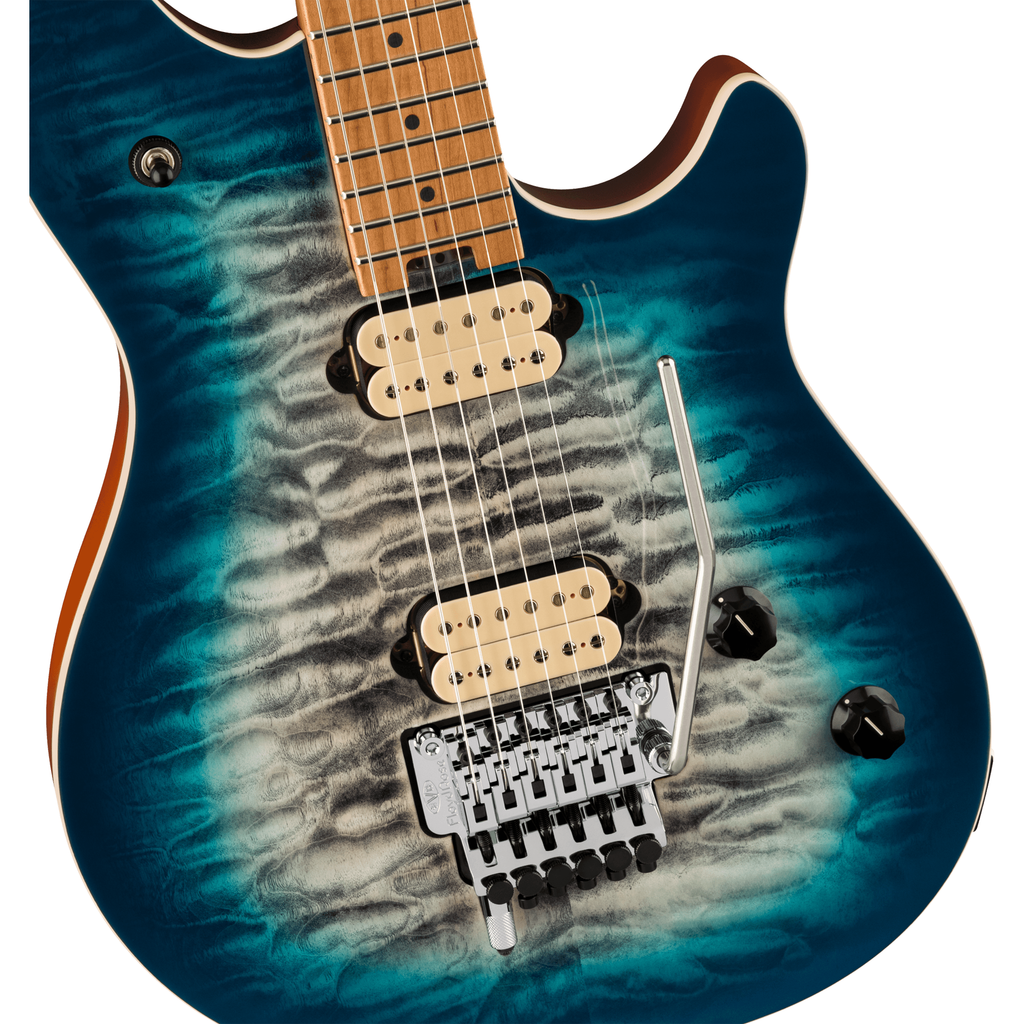 EVH Wolfgang Special QM Electric Guitar - Baked Maple Fingerboard, Indigo Burst - View 6 | MusicMarket