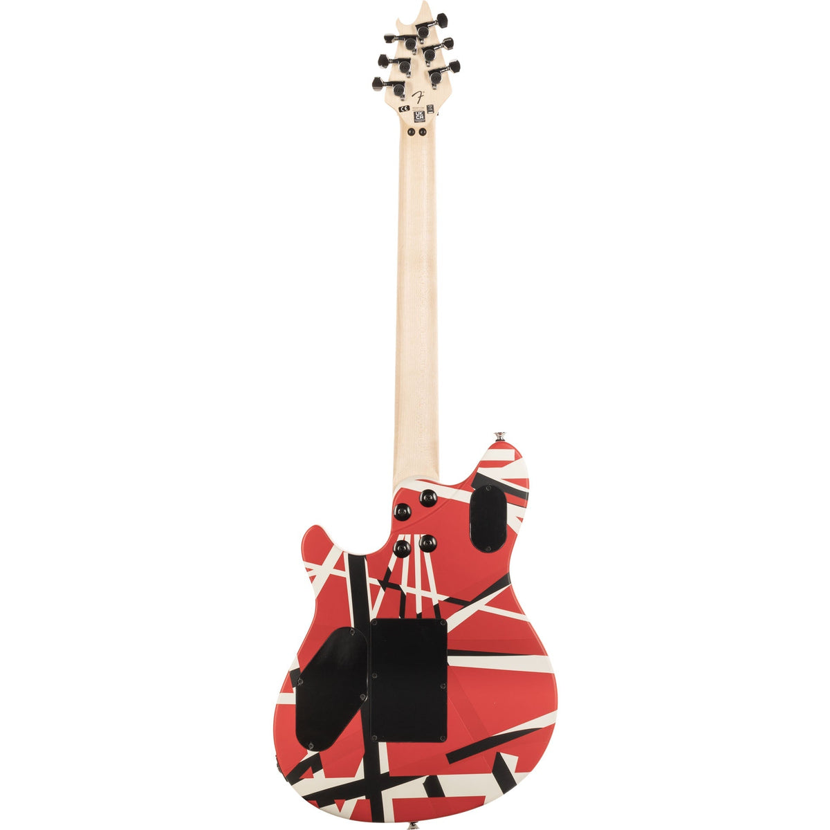 EVH Wolfgang Special Striped Series Electric Guitar - Red, Black, and White - View 3 | MusicMarket