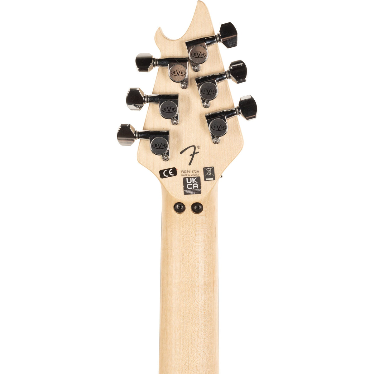 EVH Wolfgang Special Striped Series Electric Guitar - Red, Black, and White - View 6 | MusicMarket