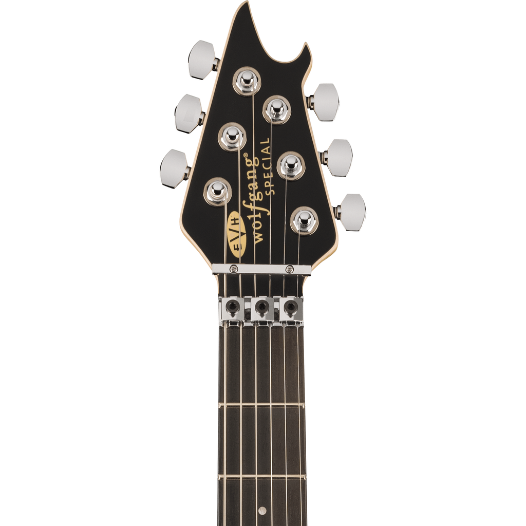 EVH Wolfgang Special Striped Series Electric Guitar - Black and White - View 4 | MusicMarket