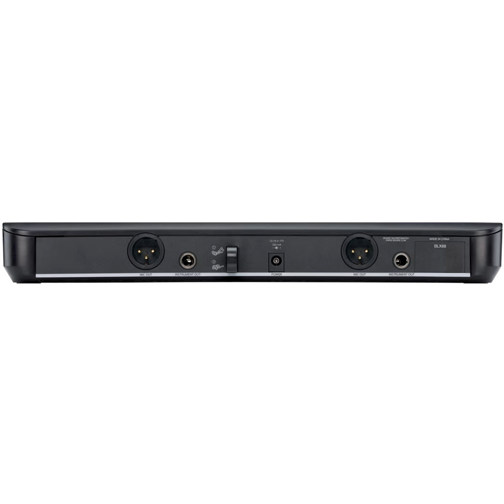 Shure BLX288/PG58 Wireless Dual Vocal System with PG58 - H9 Band - View 4 | MusicMarket