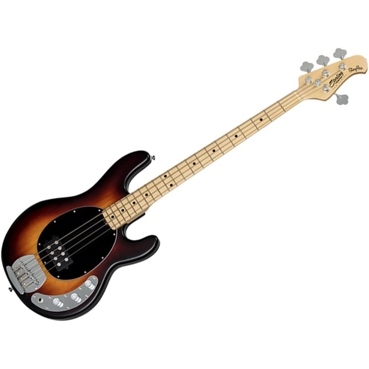 Sterling by Music Man StingRay Ray4 Bass Guitar - Vintage Sunburst Satin - View 4 | MusicMarket
