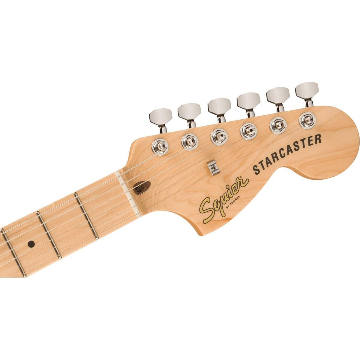 Squier Affinity Series Starcaster Deluxe Semi-Hollowbody - Maple Fingerboard, Sienna Sunburst - View 4 | MusicMarket