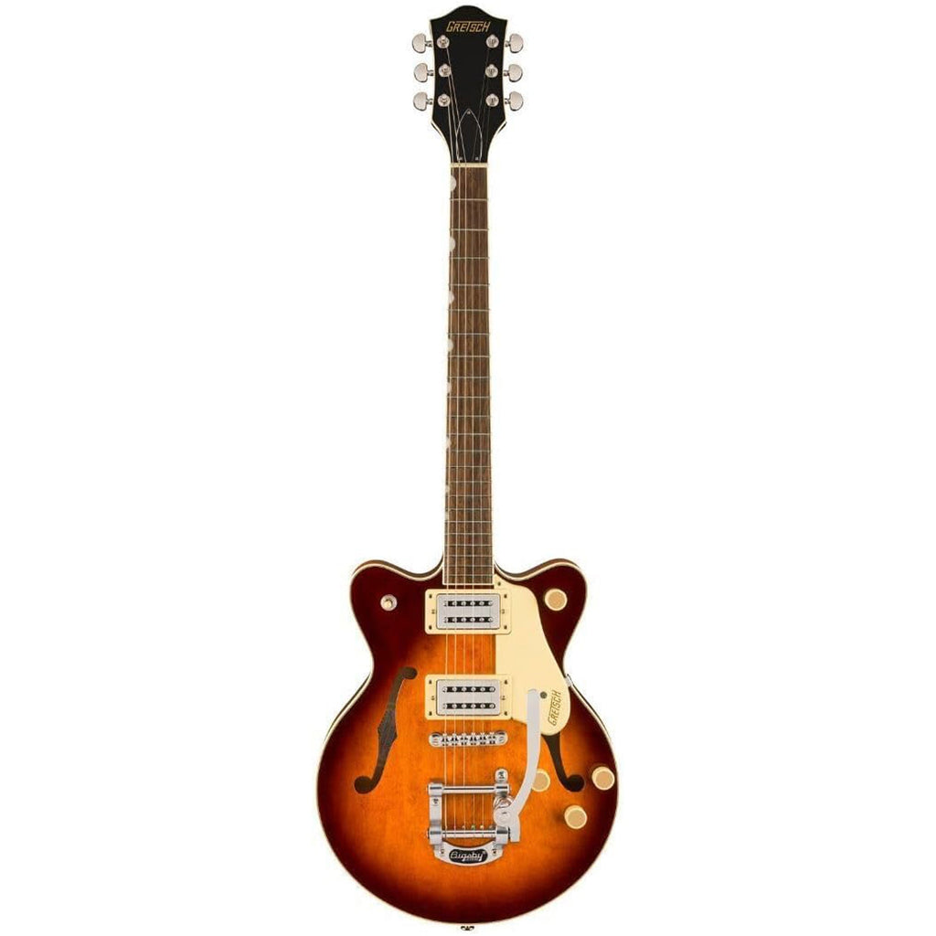 Gretsch G2655T Streamliner Center Block Jr. Double-Cut Semi-hollow Electric Guitar - Forge Glow - View 2 | MusicMarket