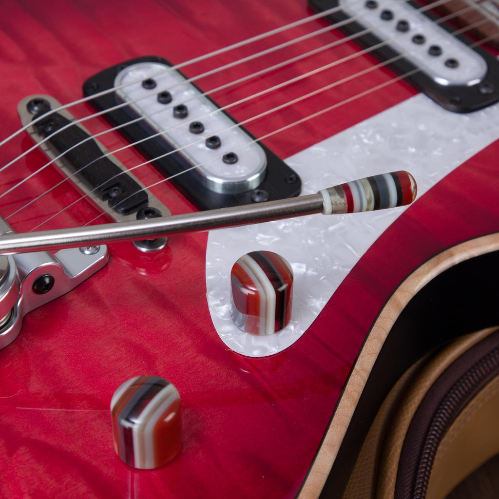 Powers Electric A-Type Electric Guitar - Cosmo Red - #B295 - View 10 | MusicMarket