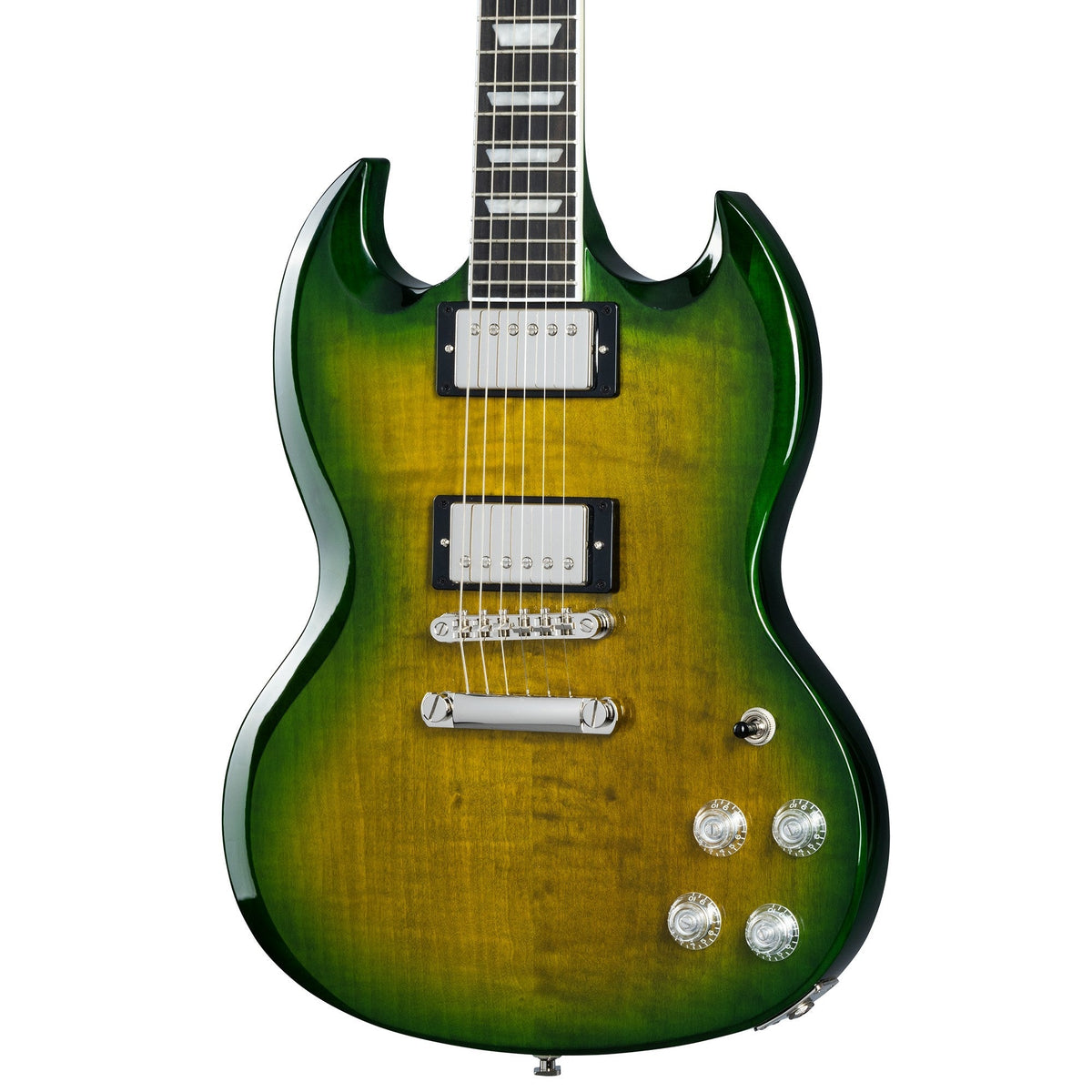 Epiphone SG Modern Figured Electric Guitar - Iguana Burst - View 4 | MusicMarket