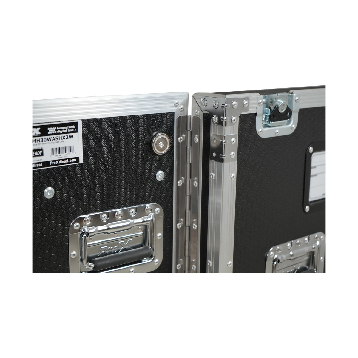 ProX XS-MH30WASHX2W for Two Moving Head Fixtures ATA Flight Style Road Case with Casters - View 25 | MusicMarket