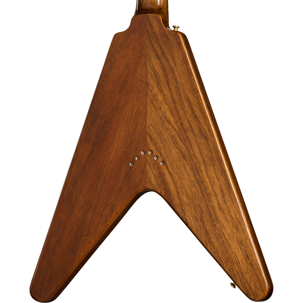 Gibson Custom 1958 Mahogany Flying V Reissue VOS Electric Guitar - Antique Natural - View 8 | MusicMarket