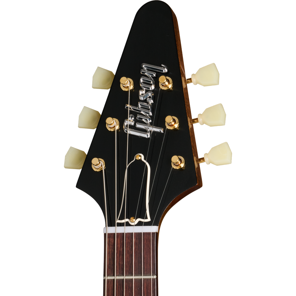 Gibson Custom 1958 Mahogany Flying V Reissue VOS Electric Guitar - Antique Natural - View 4 | MusicMarket