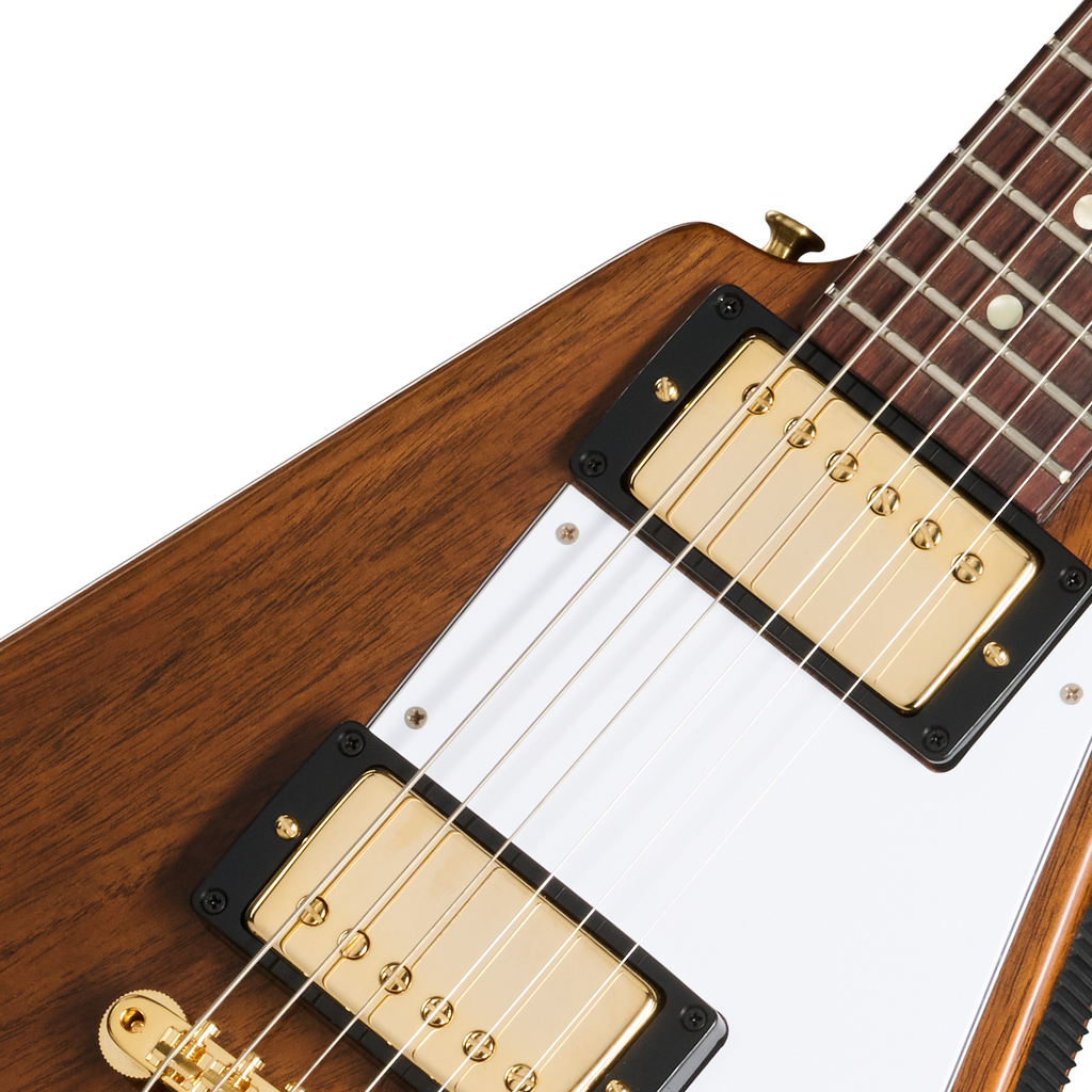Gibson Custom 1958 Mahogany Flying V Reissue VOS Electric Guitar - Antique Natural - View 6 | MusicMarket