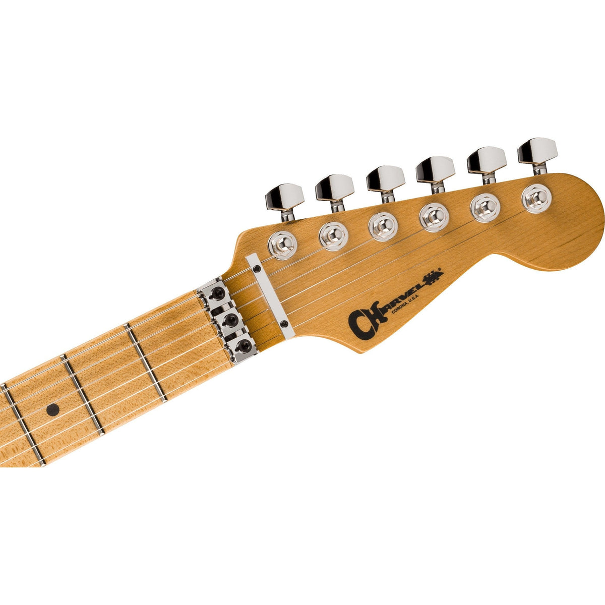 Charvel American Neo-Classic San Dimas SD1 Electric Guitar, Maple Fingerboard - Ivory Blitz - View 4 | MusicMarket