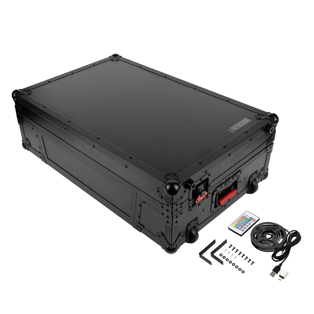 Gator ONYX G-ONYXUD-FLX10-LED DDJ-FLX10 Controller Case with LED and 2U Rackspace - View 3 | MusicMarket