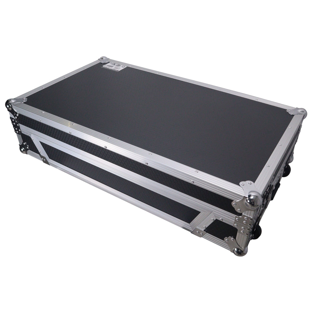 ProX XS-OPUSQUADW ATA Flight Style Road Case with 1U Rack Space and Wheels - View 10 | MusicMarket