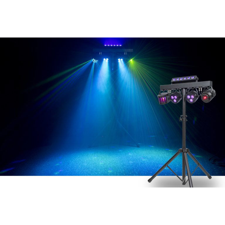 Colorkey Partybar FX Compact All in One Lighting Package with Stand and Bag - View 7 | MusicMarket