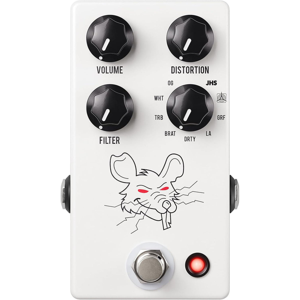 JHS Packrat White Version - Multi-Rat Distortion Pedal - MusicMarket