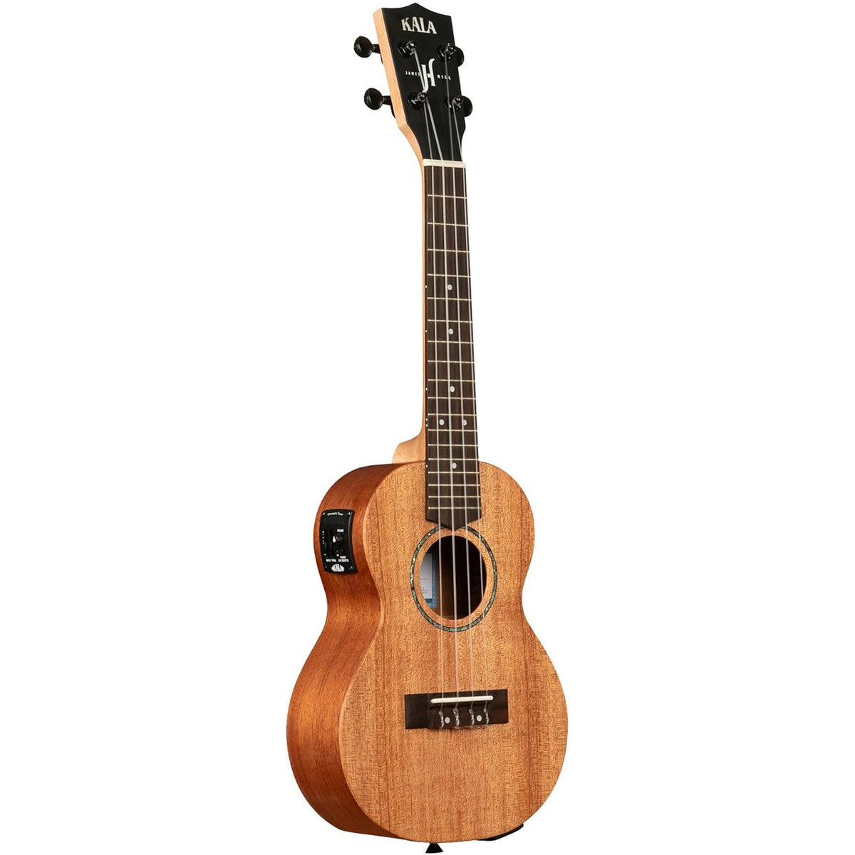 Kala James Hill All Solid Mahogany Concert Ukulele w/EQ and Gig-Bag - View 3 | MusicMarket